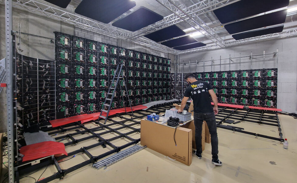 LED Wall studio aufbau
