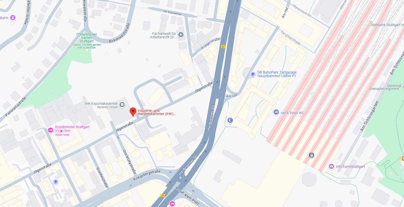 Session location IHK Stuttgart 
