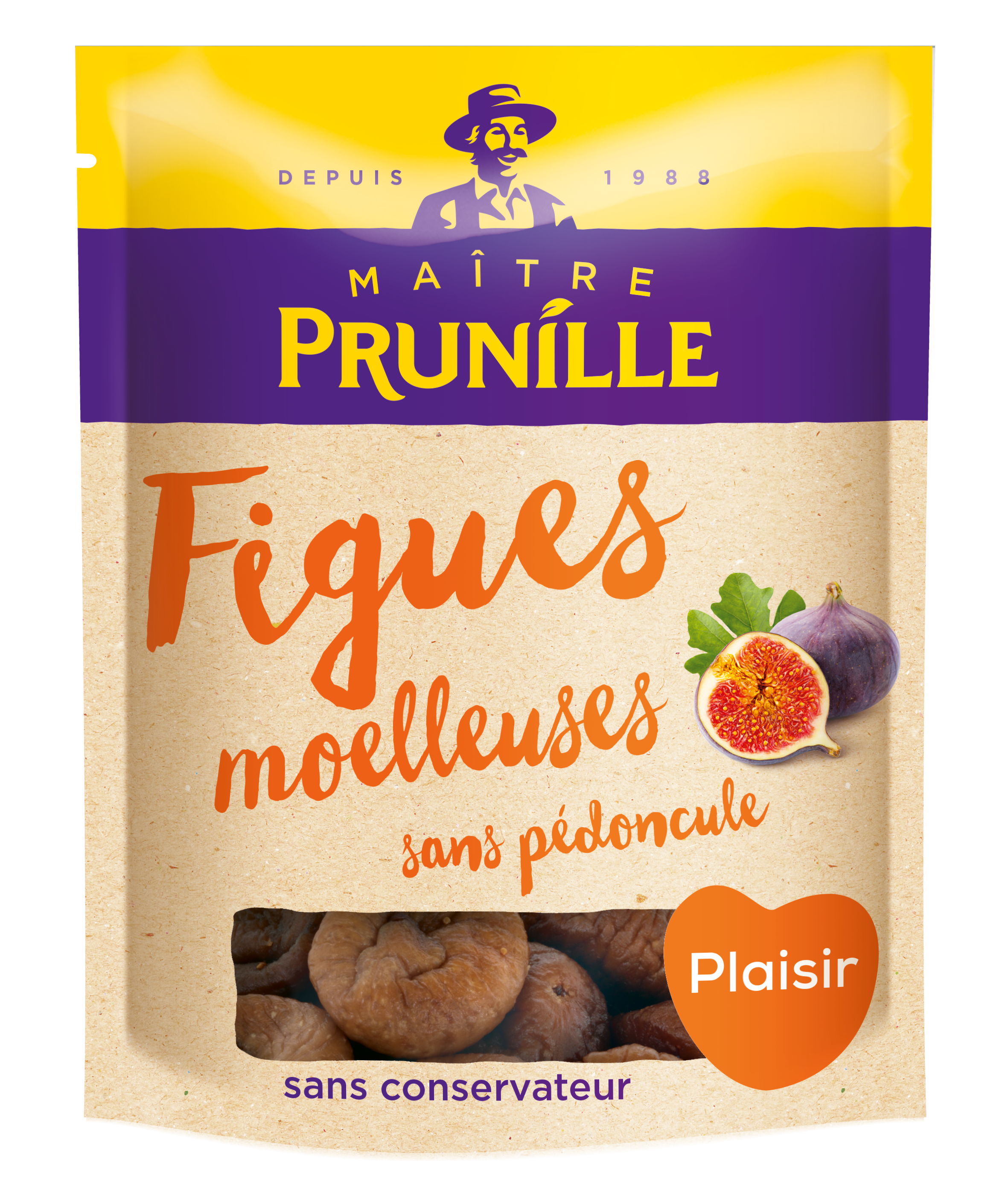 Soft figs without stalk