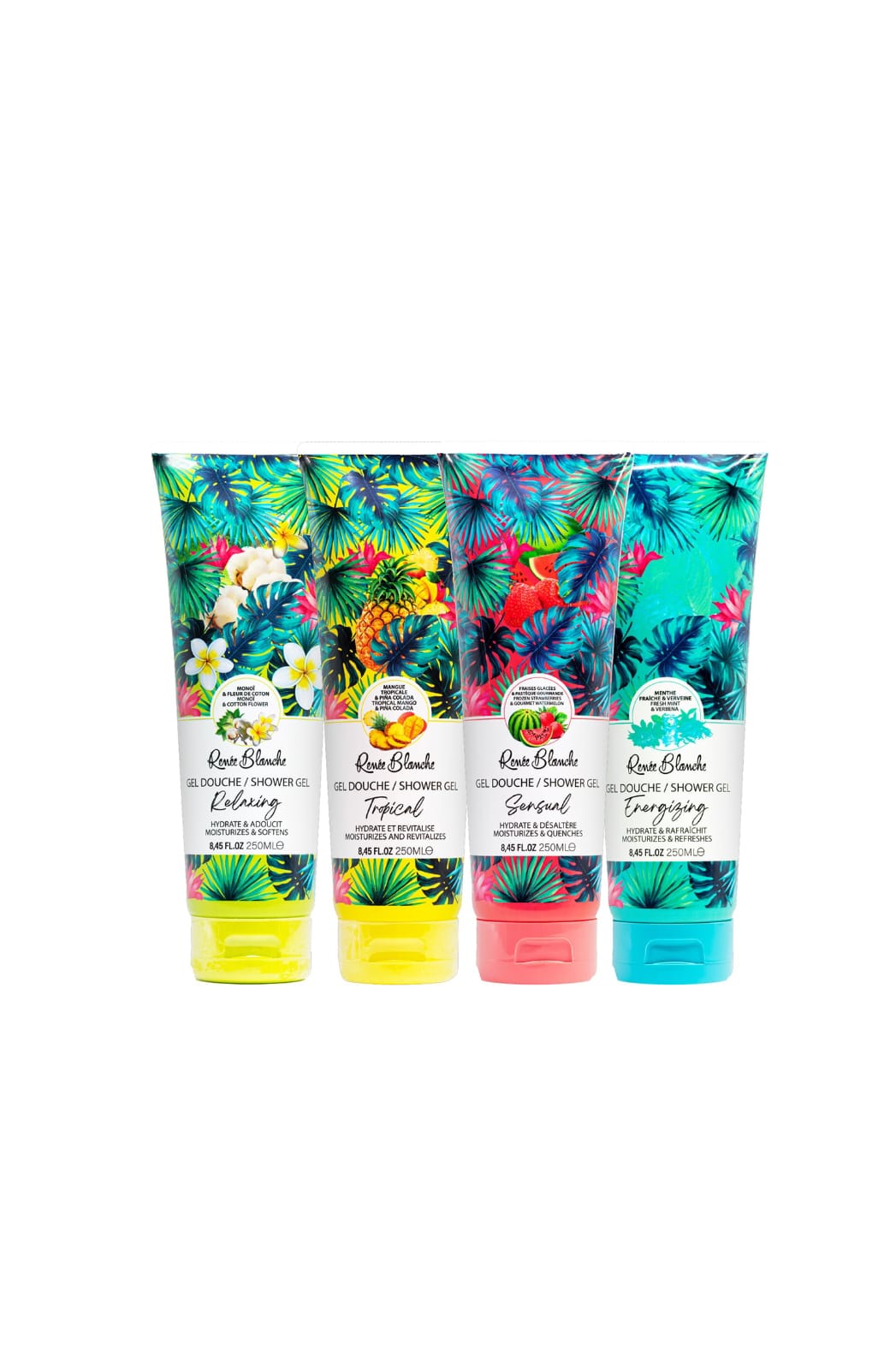 Gel douche en tubes