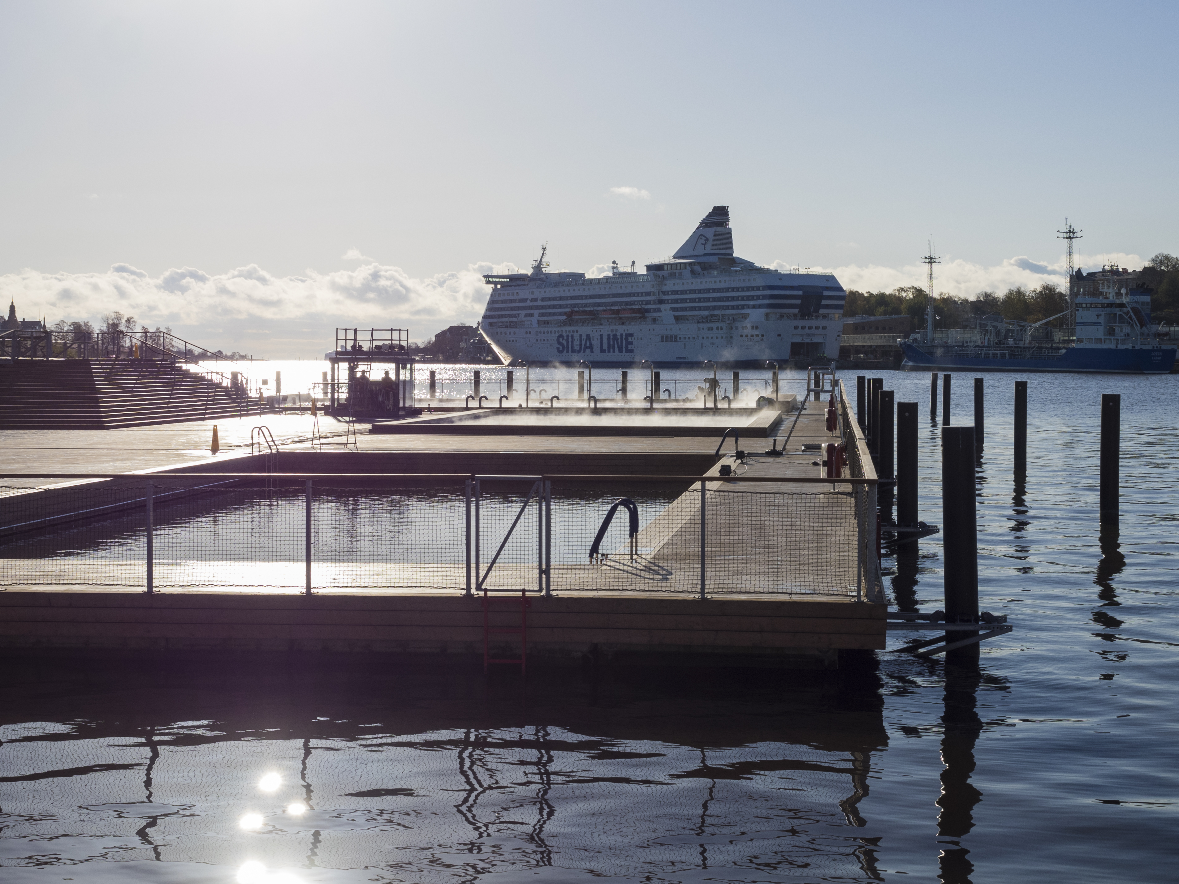 Natural Water Pool at Allas Pool, Helsinki