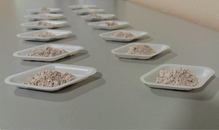 Pyrophyllite samples