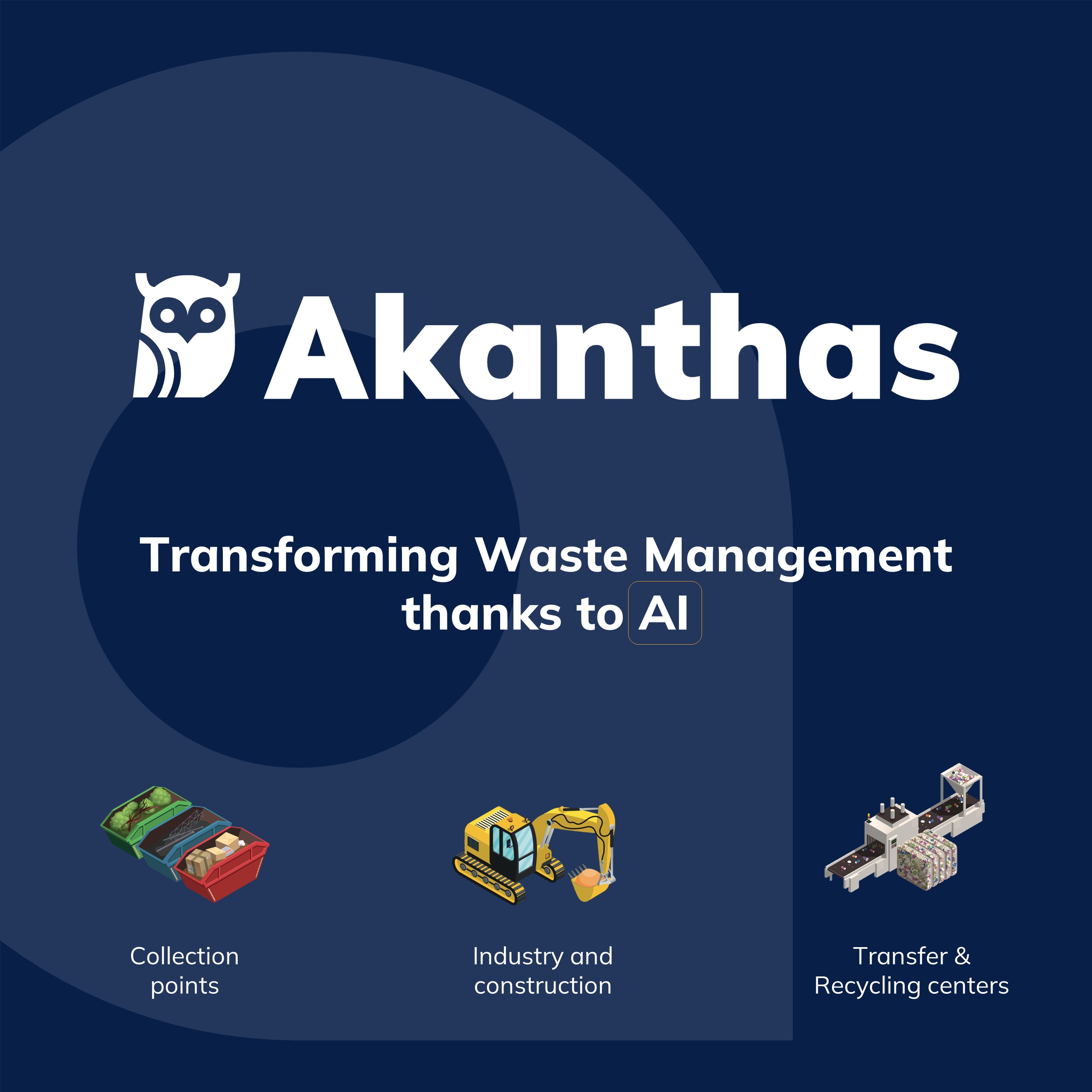 AI for waste characterization