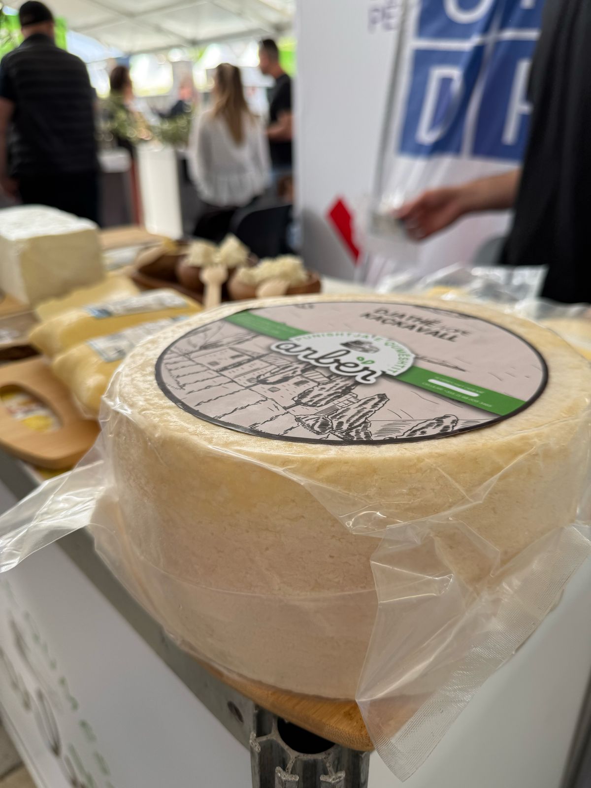 Yellow hard cheese
