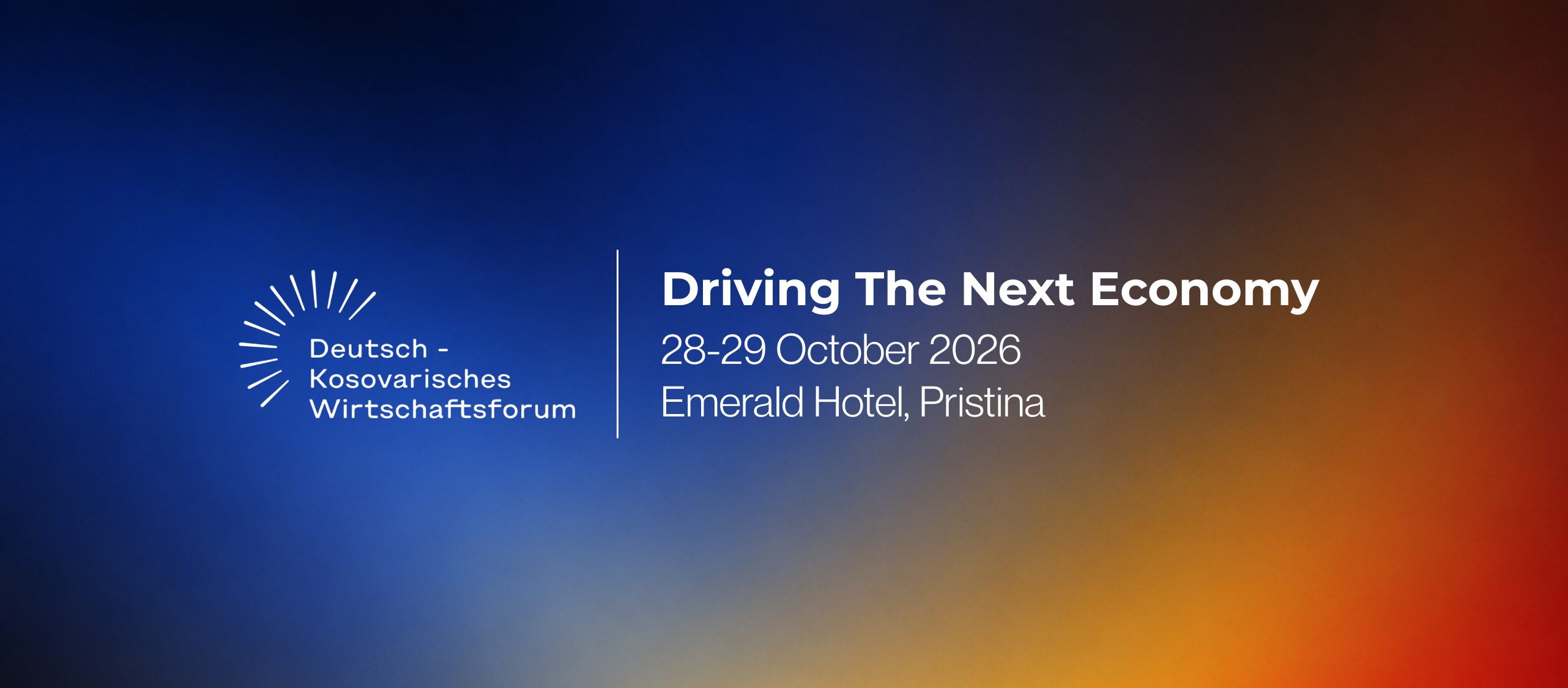Info | German-Kosovar Economic Forum 2026