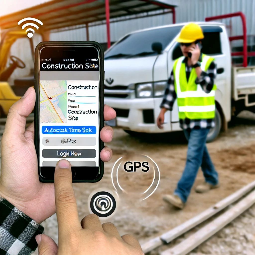 Mobile application for construction control