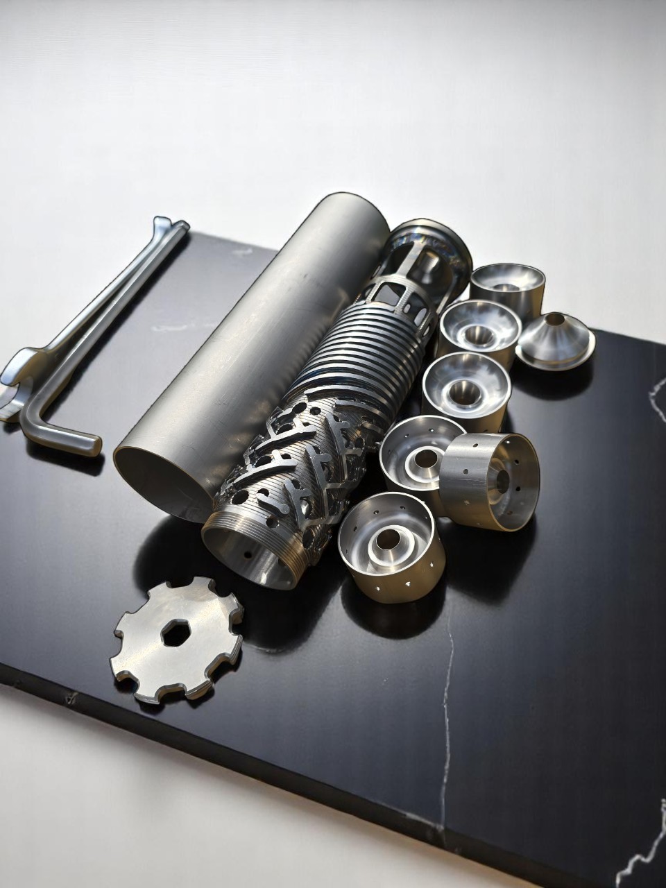 3D printed modular silencer