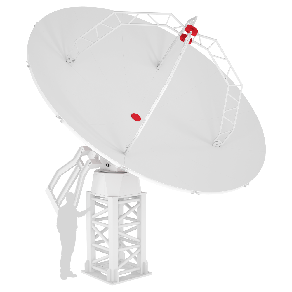 INTREPID 500-20 5.0m Ground Station Antenna System for S/X/Ku/Ka-band