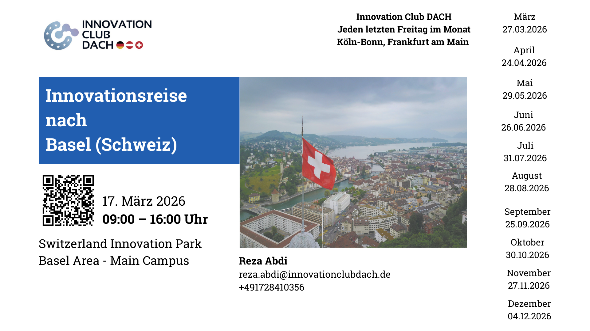 Innovation Trip to Basel (Switzerland)