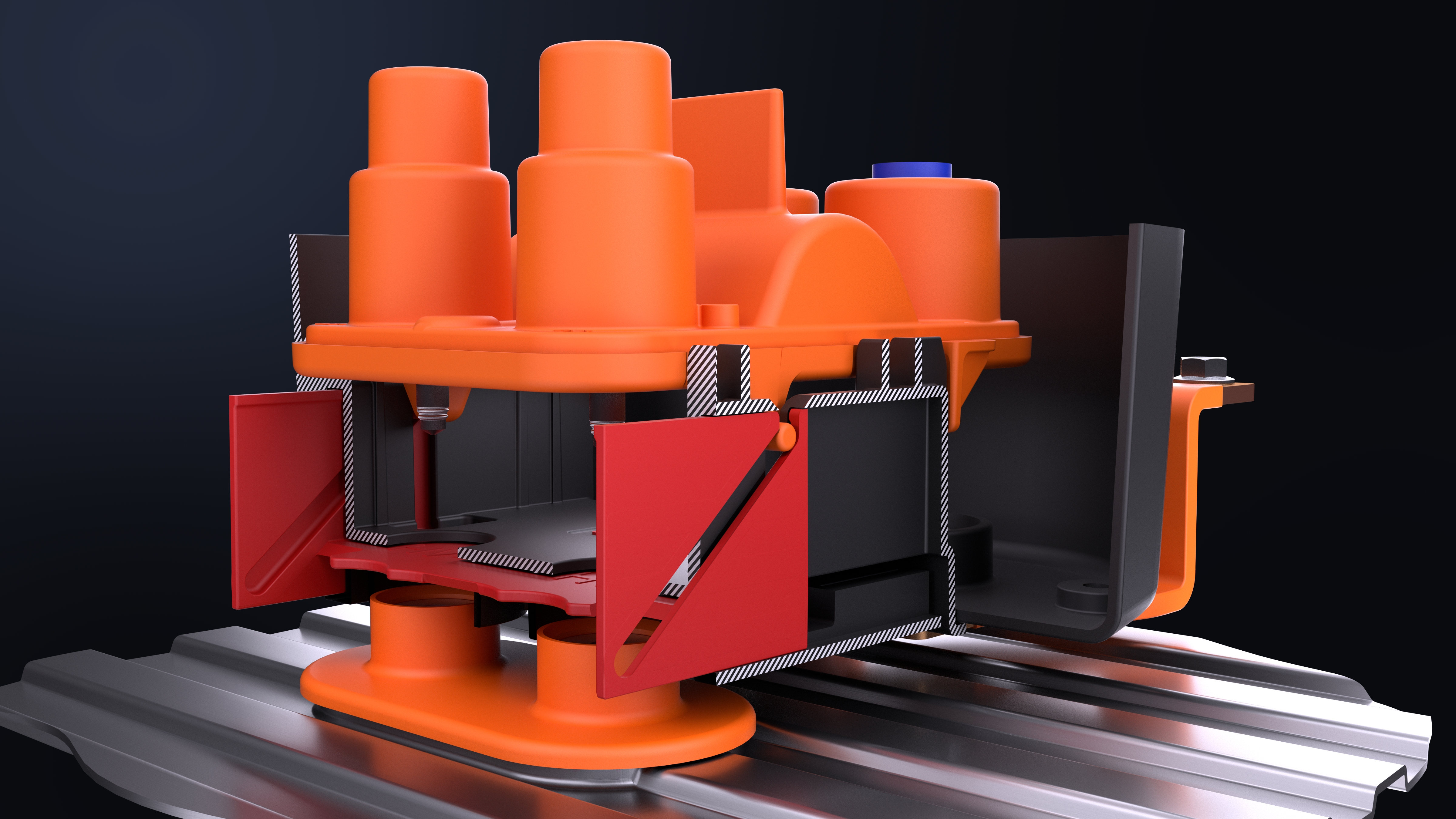 HV Contacts Touch Protection