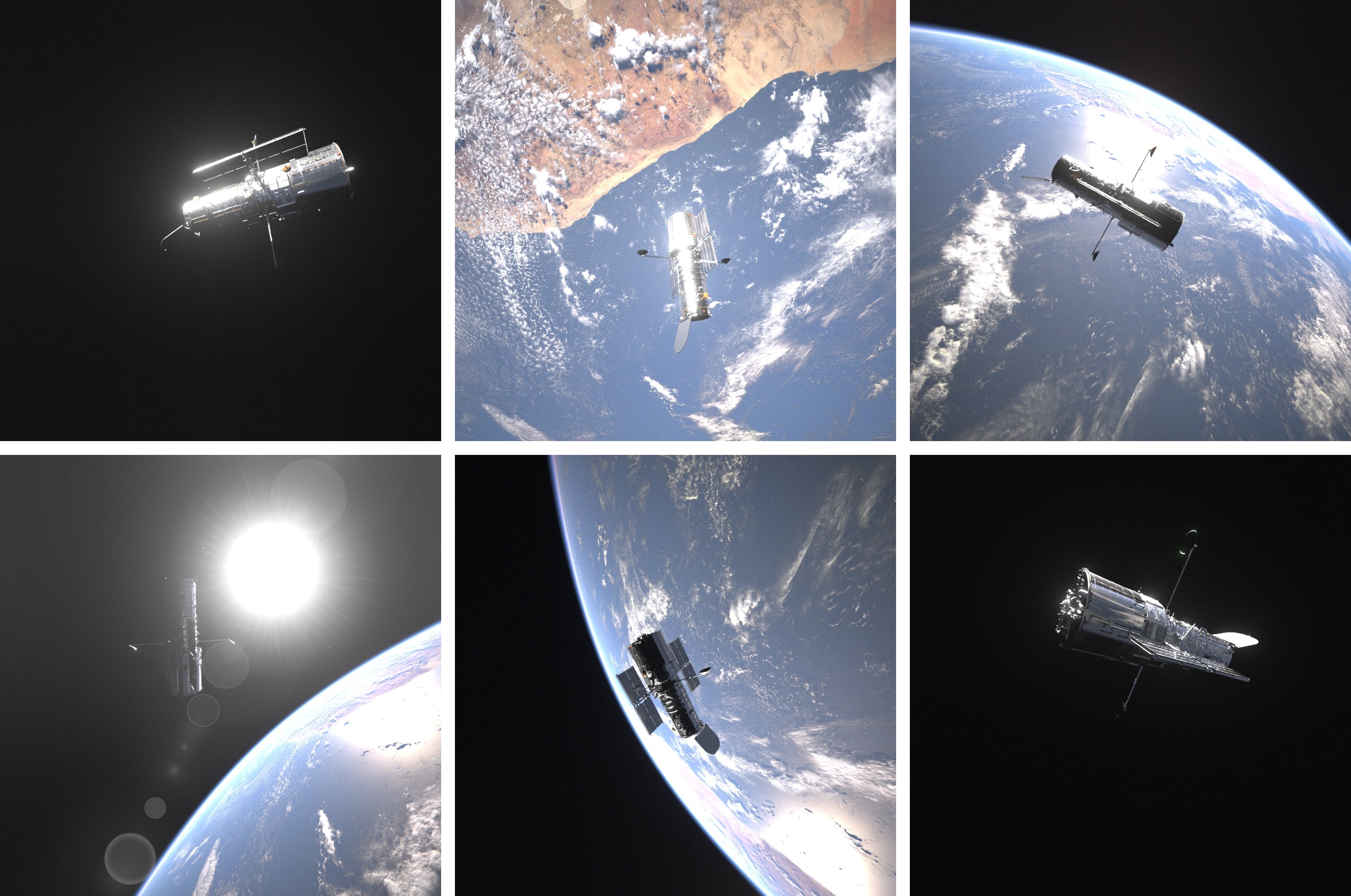 HST Image dataset examples