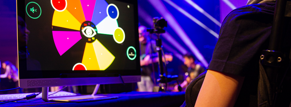 Eye- and head-tracking technology enables people with minimal motor function to create music.