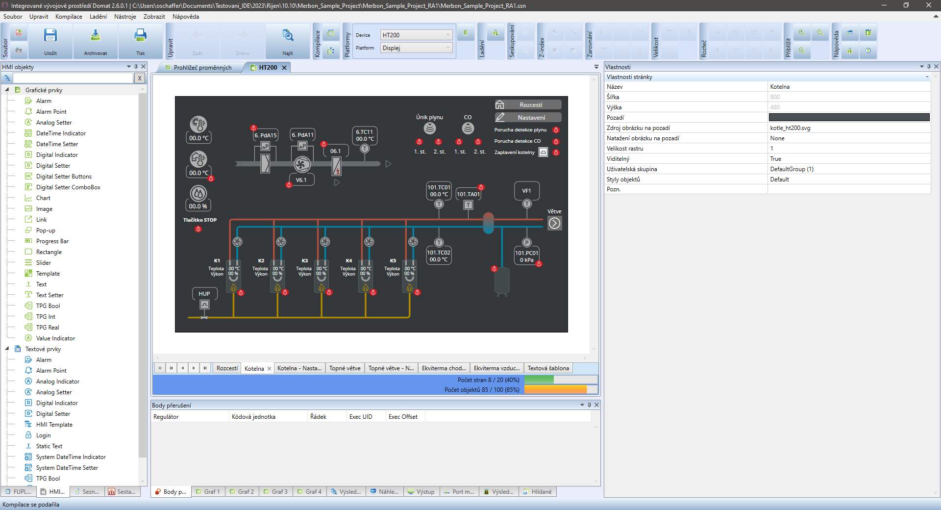 Setting up HMI visualisation