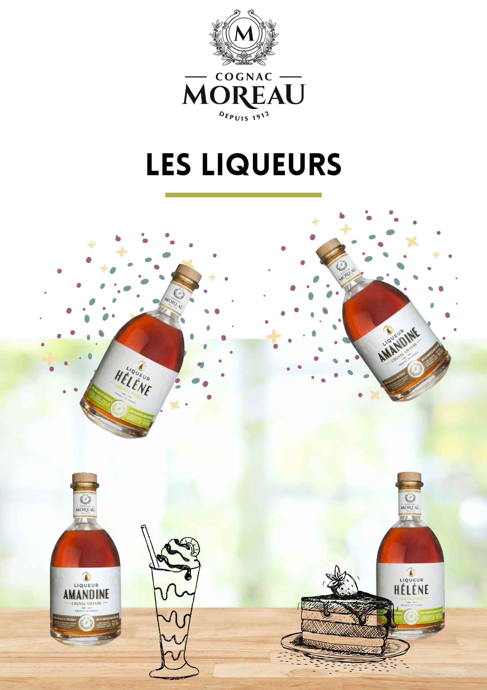 Liqueurs Poire Belle Helene, Amandine