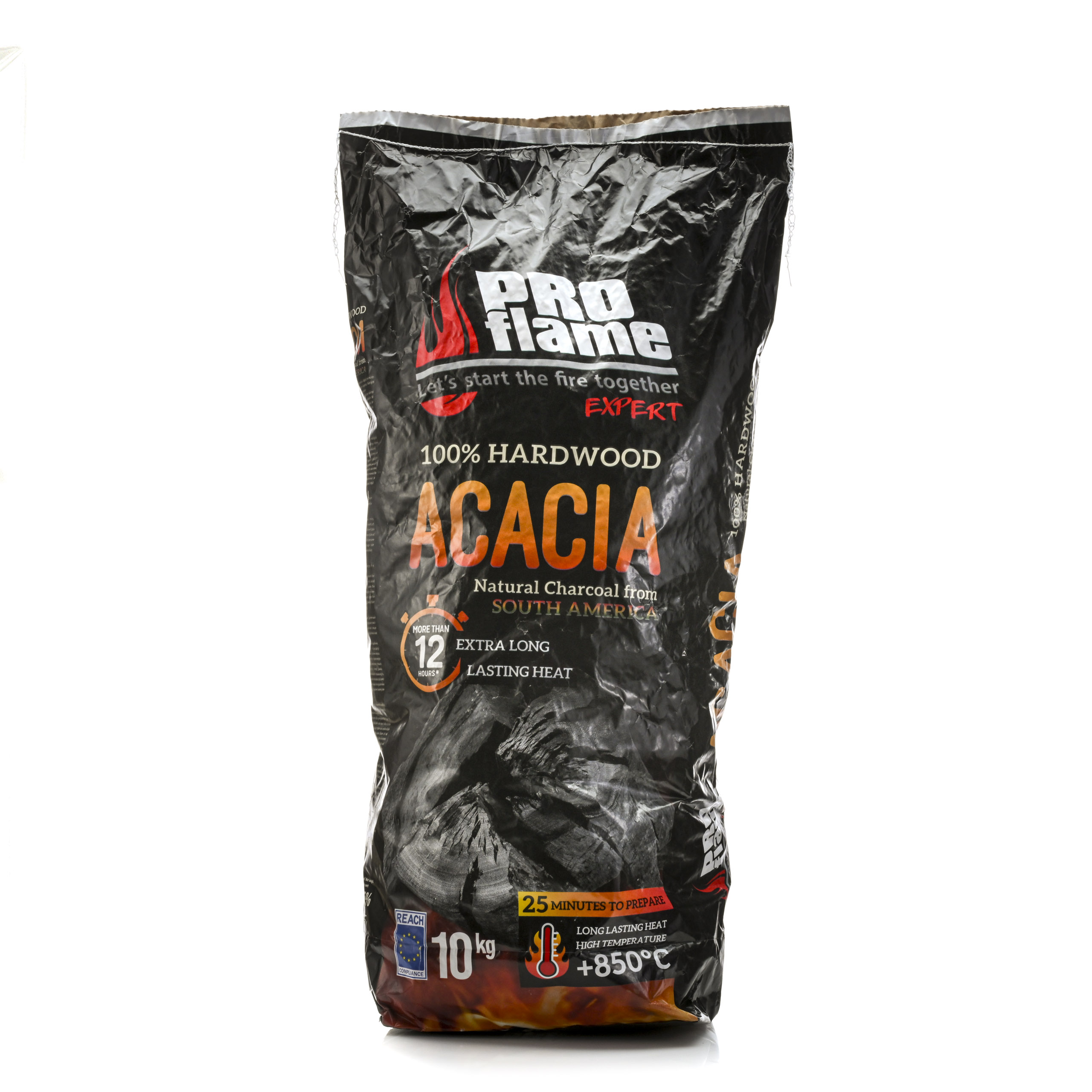 PROflame Expert acacia wood charcoal for HORECA 10 kg