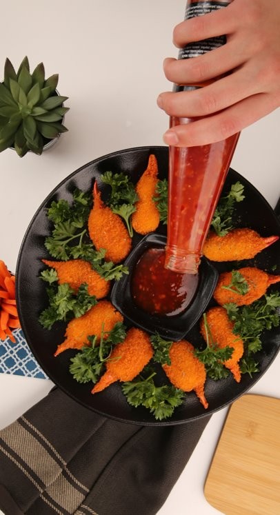 formed surimi breaded crab claws