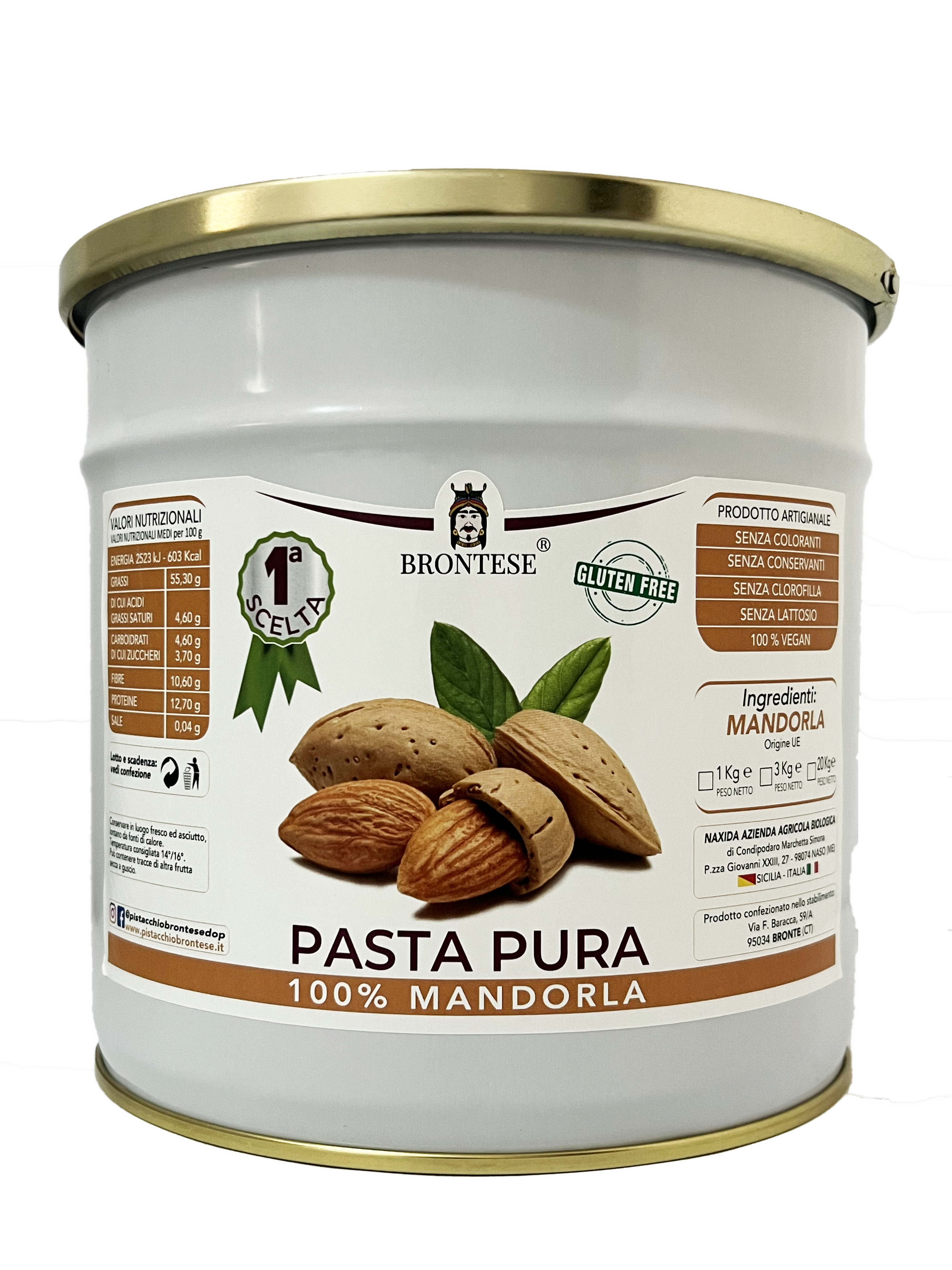 Pure Almond Paste - 100% Almond"First Selection"