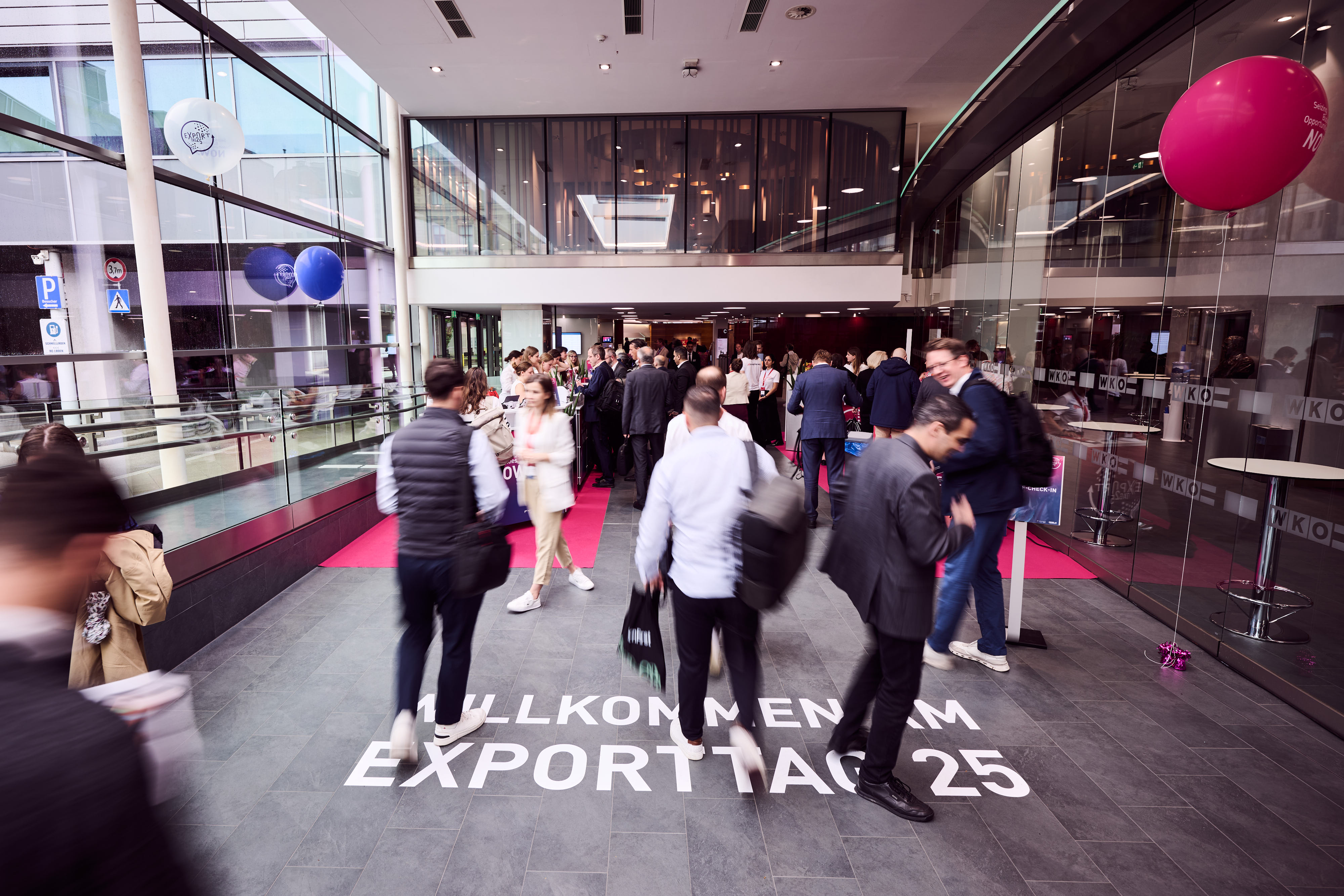 Besucher:innen am Exporttag 25