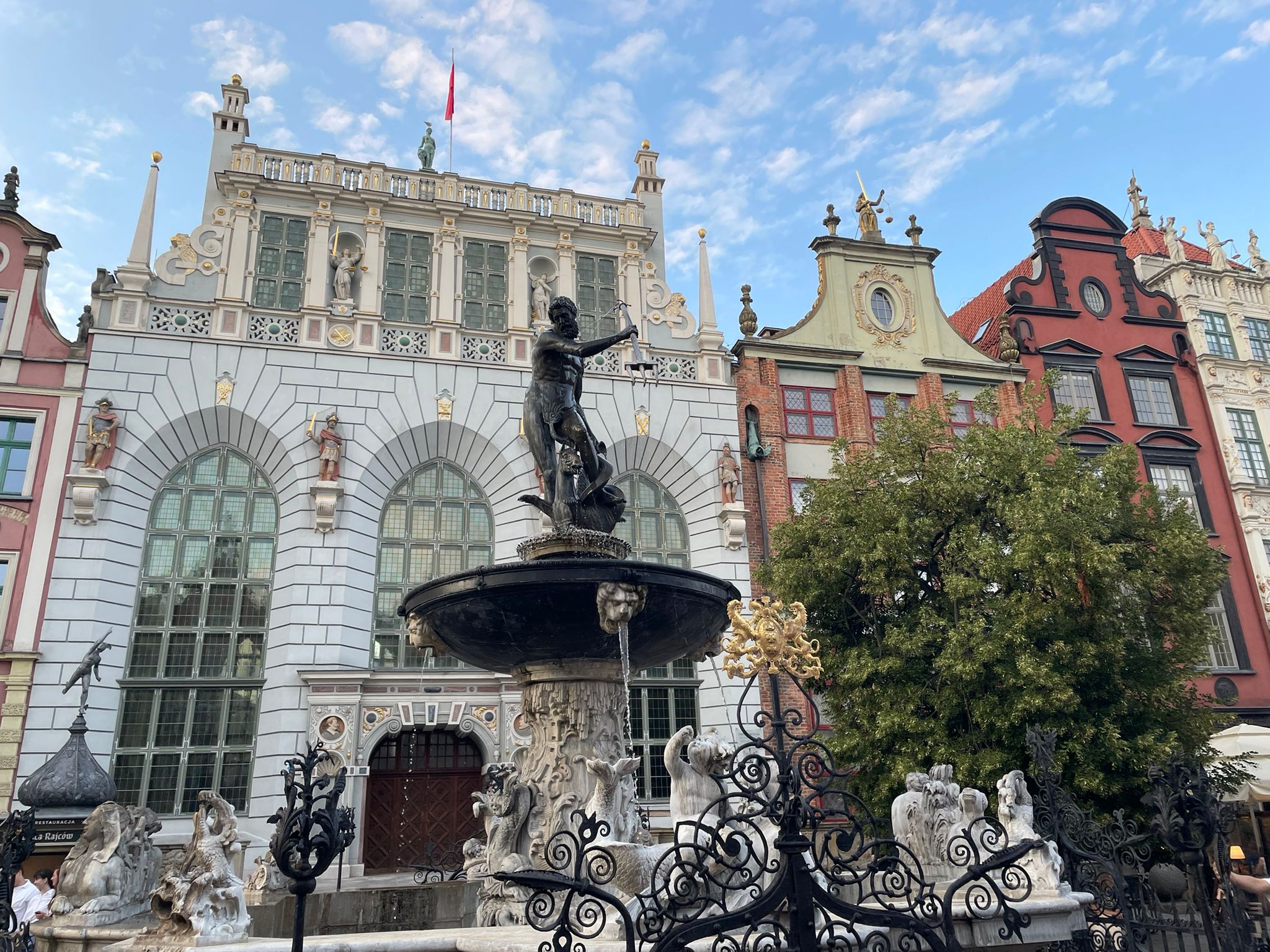 Neptune Fountain in Gdansk