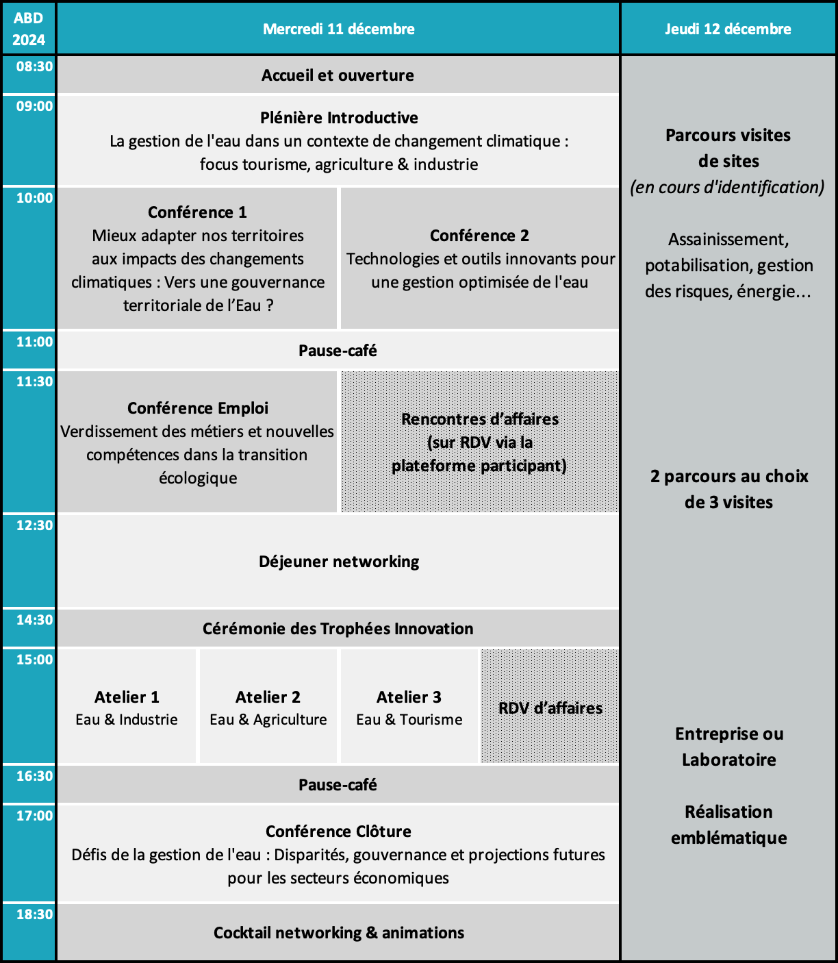 Retrouvez le détail des temps fort dans l'agenda