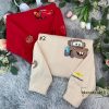Couple Cars McQueen Lightning And Mater Cars Embroidered Sweatshirt, Matching Couple Embroidered, Cars Movie