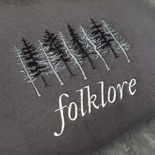 Folklore Embroidered Sweatshirt, Taylor Swift Album