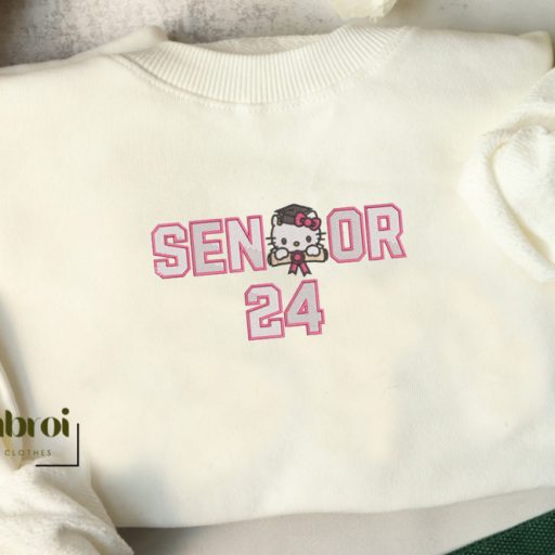 Hello Kitty Senior 2024 Embroidery Sweatshirt