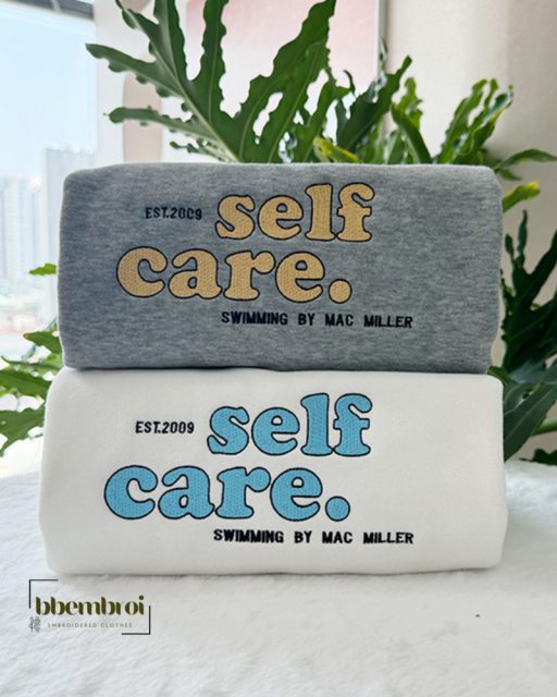 Mac Miller Self Care Embroidered Shirt Gift For Fan