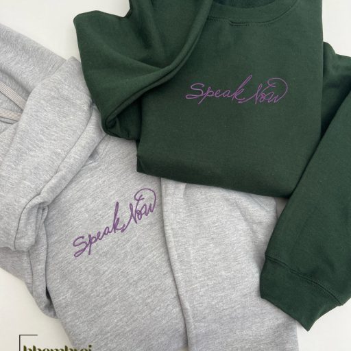 Speak Now Album Taylor Swift Embroidered Sweatshirt Hoodie