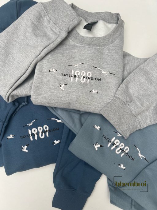 Taylor Swift 1989 Albums Embroidered Sweatshirt