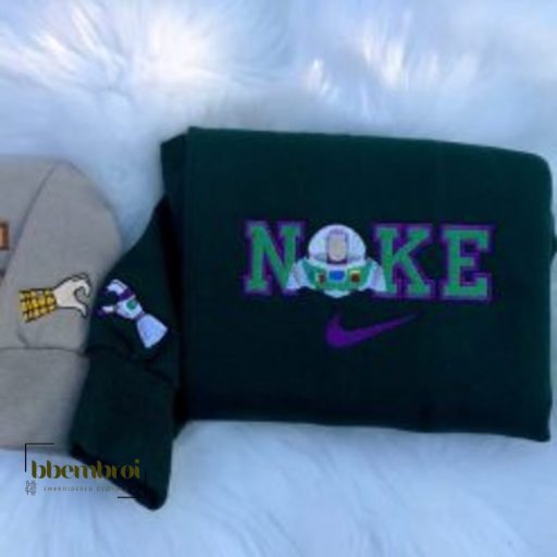 Toy Story Woody & Buzz Couple Embroidered Sweatshirt