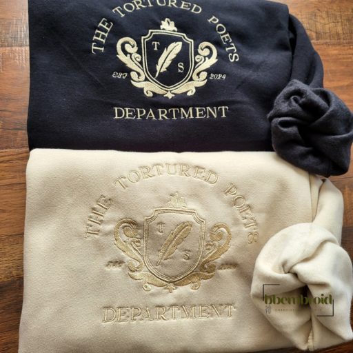 Tortured Poet Department Sweatshirt Embroidered, TTPD Taylor Embroidered, Taylor Styles All is Fair Sweatshirt, Love and Poetry Sweatshirt, Gift For Swifties