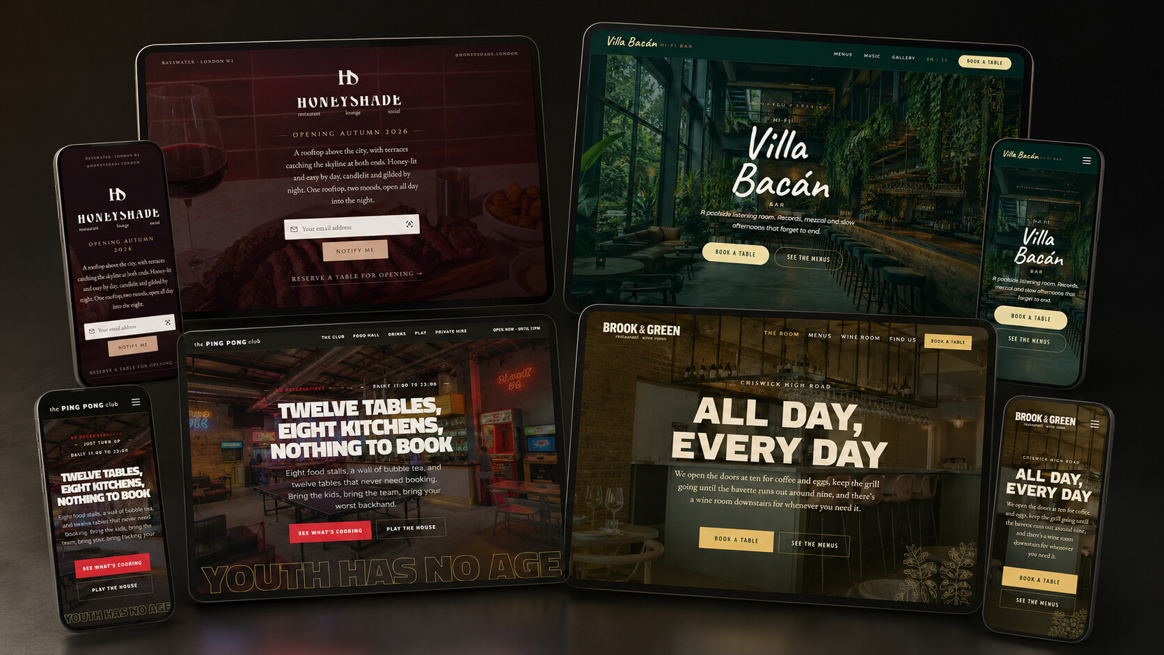 restaurant website design tips