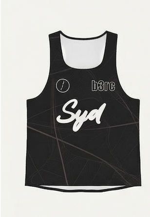Blackout Performance Singlet front