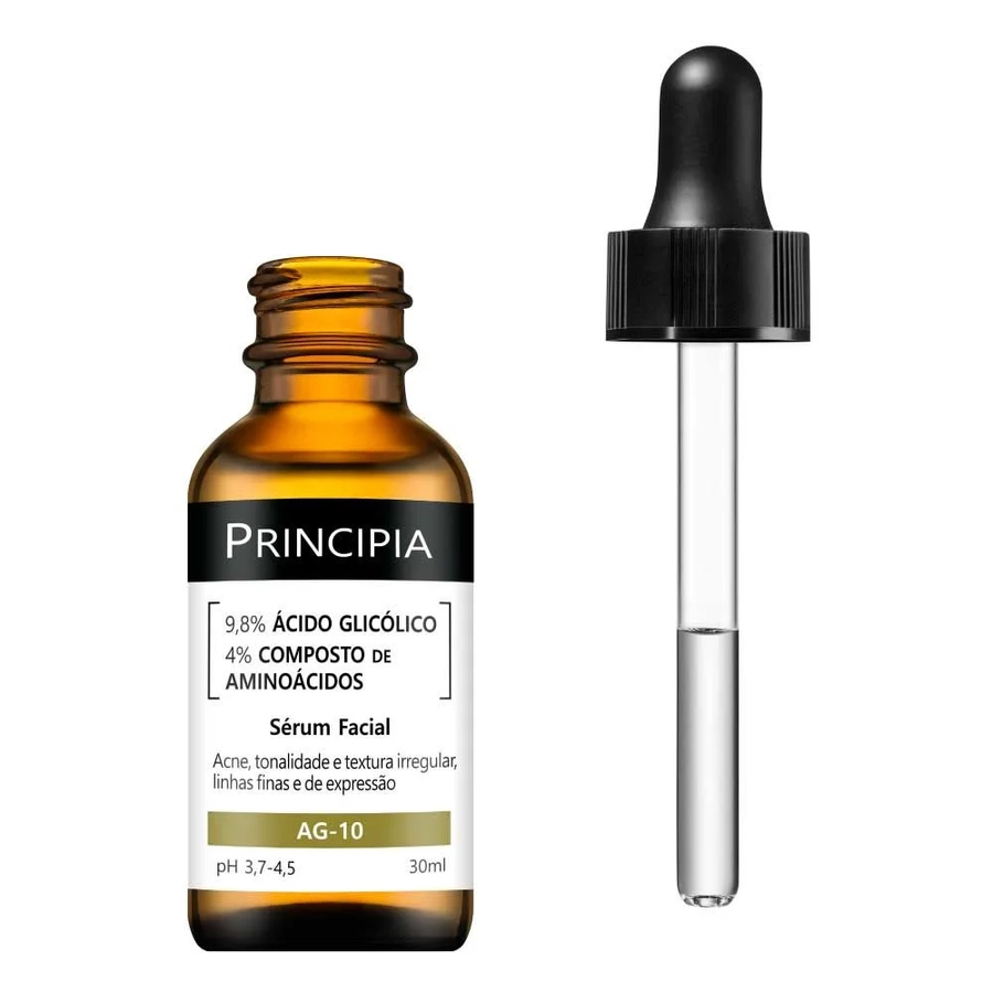 Ag-10 Ácido Glicólico E Aminoácidos Principia 30ml – miniatura 2