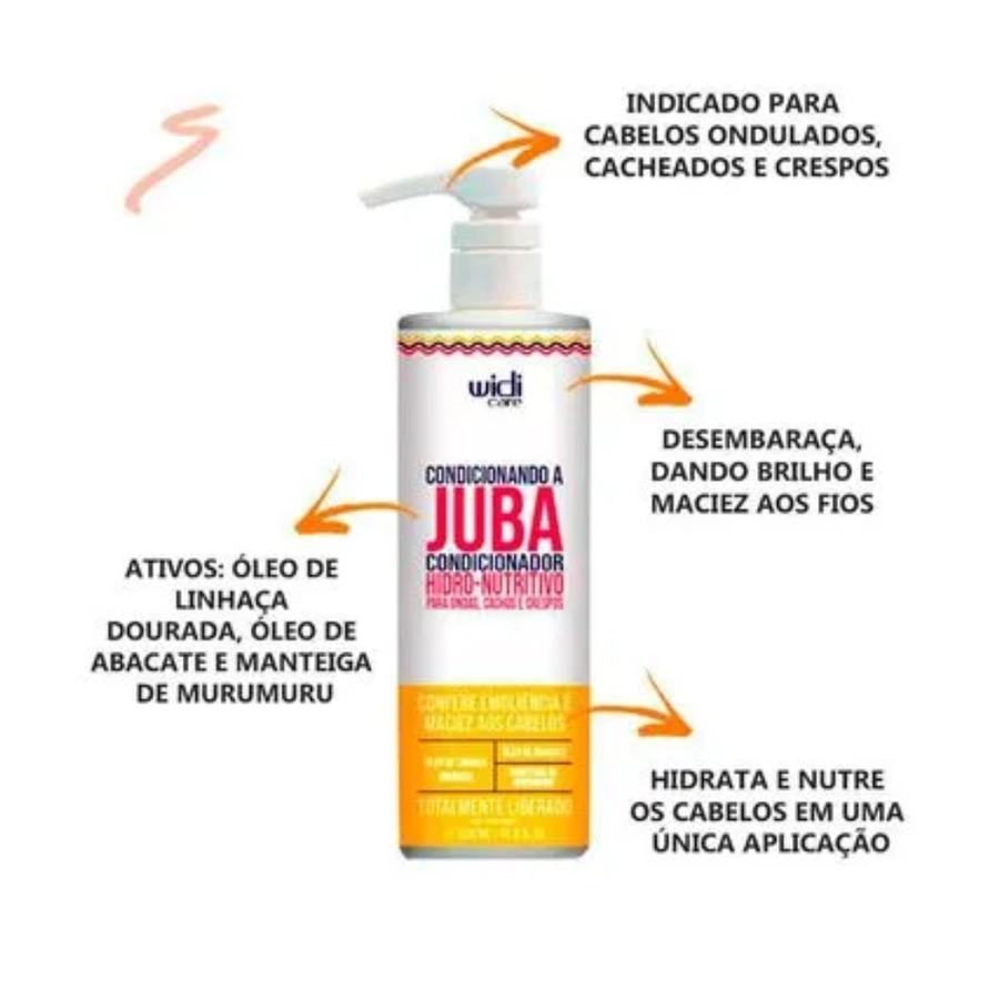 Condicionador Widi Care Condicionando a Juba Hidro-Nutritivo 500ml – miniatura 5