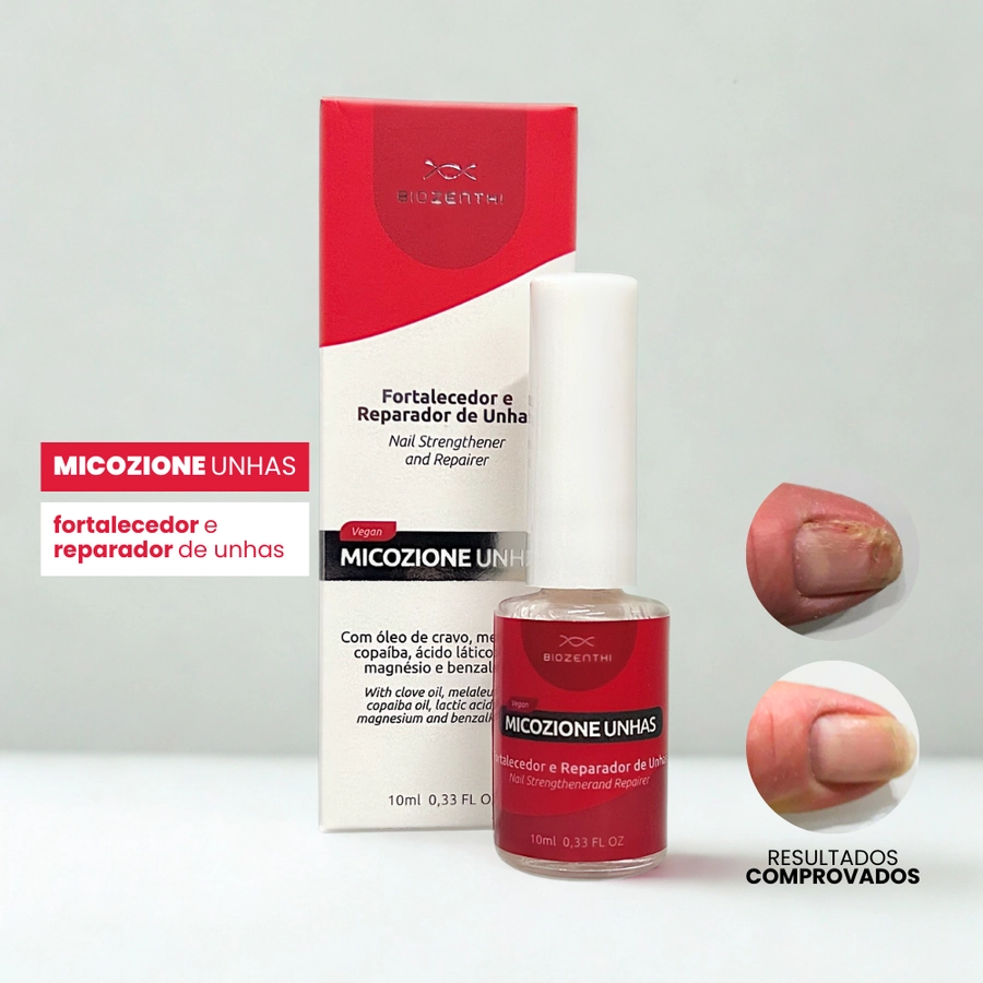 Fortalecedor e Reparador de Unhas Biozenthi Micozione 10ml – miniatura 2