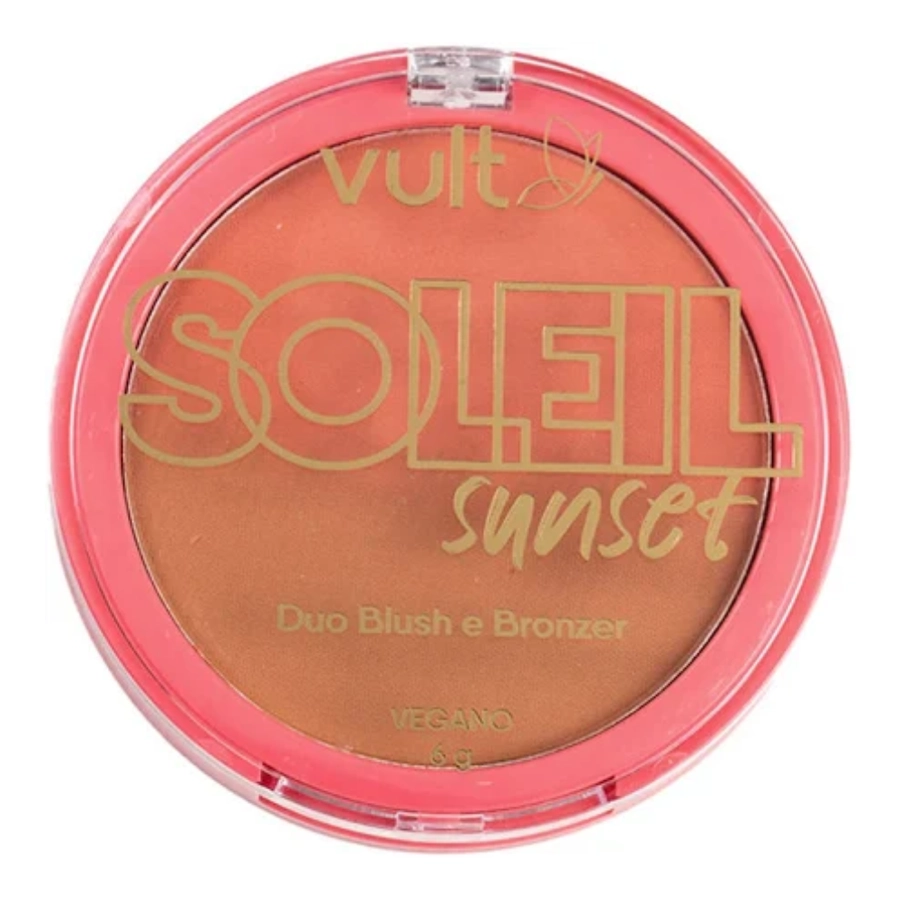 Pó Compacto Duo Blush e Bronzer Vult Soleil Sunset 6g – miniatura 1