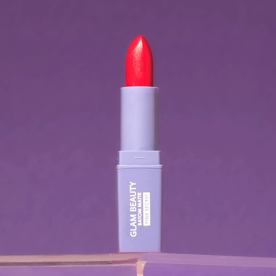 Batom Bala Glam Beauty Pink Secret – miniatura 4