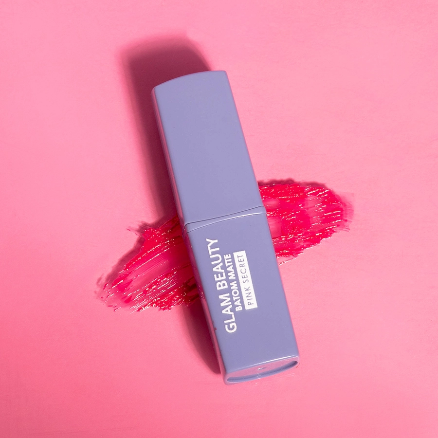 Batom Bala Glam Beauty Pink Secret – miniatura 5