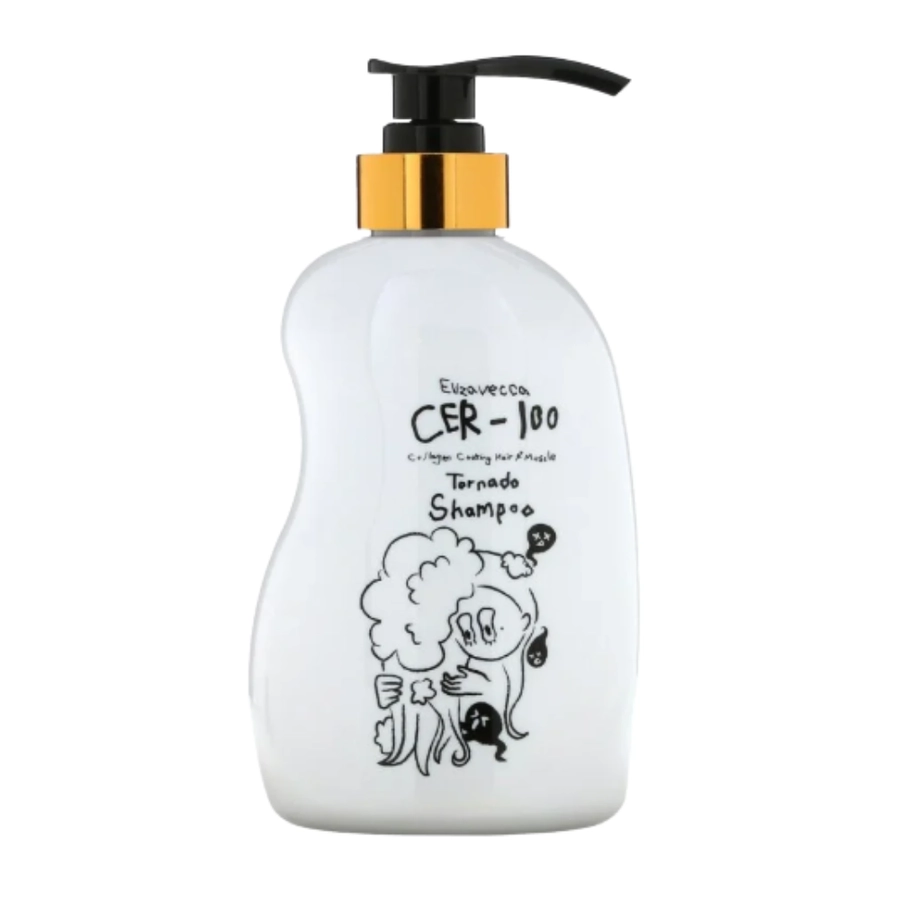 Shampoo Elizavecca CER-100 Collagen Hair A+ Muscle Tornado 500ml – miniatura 1