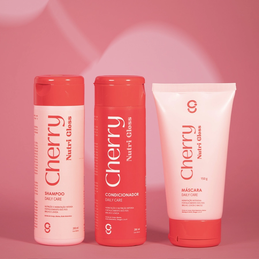 Kit Cereja do Banho Cherry Nutri Gloss Glam Beauty – miniatura 1