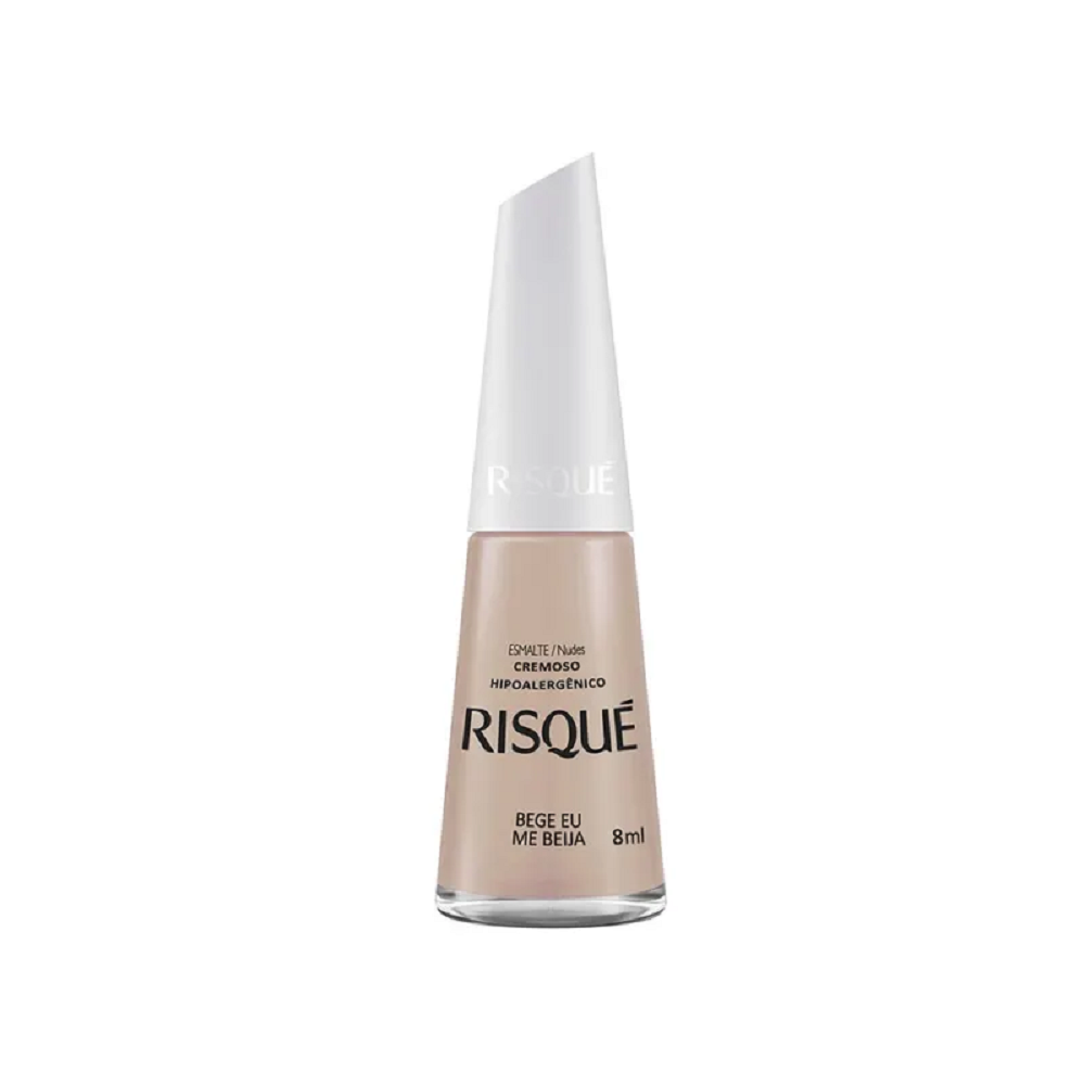 Esmalte Cremoso Risqué Nude Bege Eu Me Beija 8ml – miniatura 1
