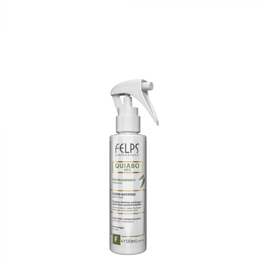 Fluido Antifrizz Felps Quiabo XBTX Pós Progressiva 120ml – miniatura 1