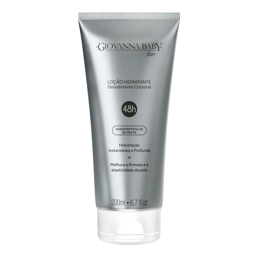 Loção Hidratante Desodorante Corporal Giovanna Baby Silver 200ml – miniatura 1
