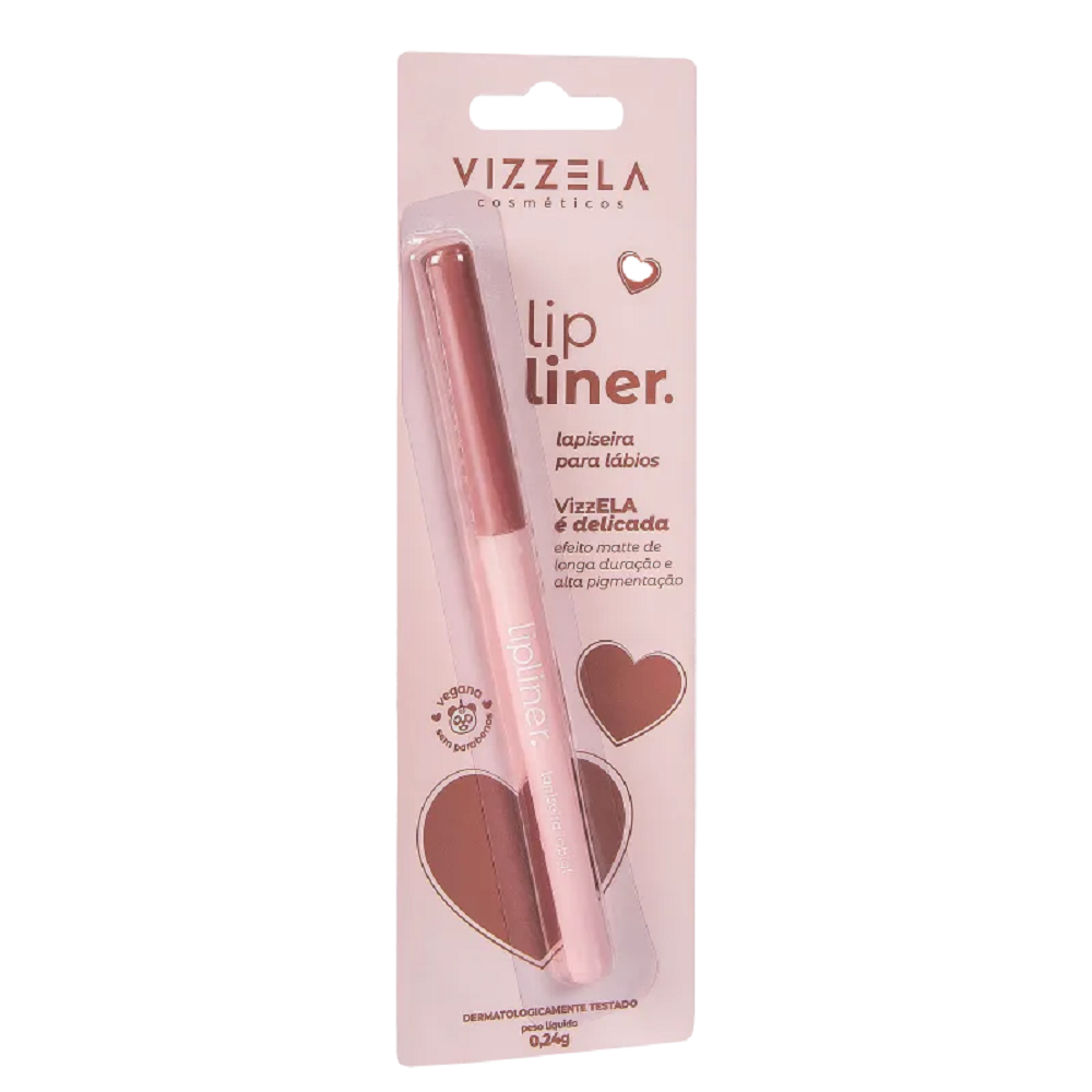 Lapiseira Labial Vizzela Lipliner Delicada 01 0,24g – miniatura 1