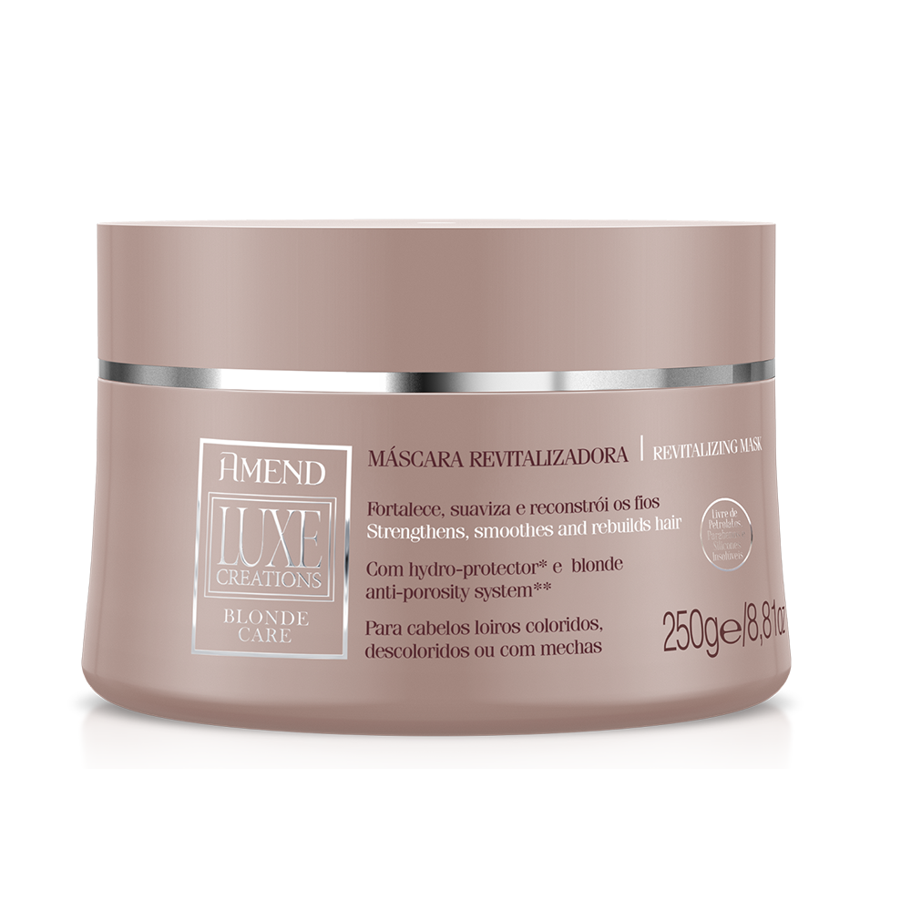 Máscara Capilar Amend Luxe Creations Blonde Care 250g – miniatura 1