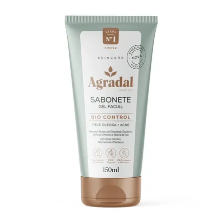 Sabonete Gel Facial Agradal Bio Control 150ml – miniatura 1