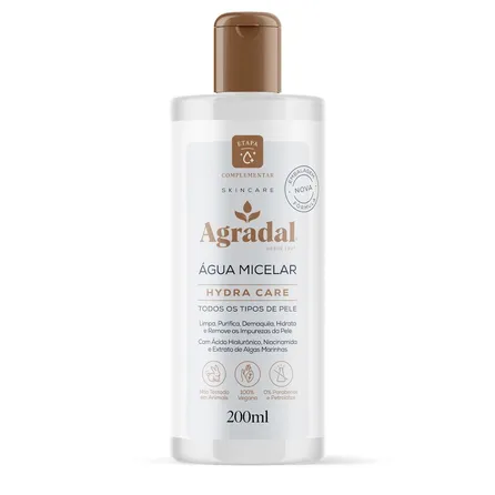 Água Micelar Agradal Hydra Care 200ml – miniatura 1