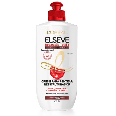 Creme Para Pentear L'Oréal Paris Elseve Reparação Total 5+ 250ml – miniatura 1